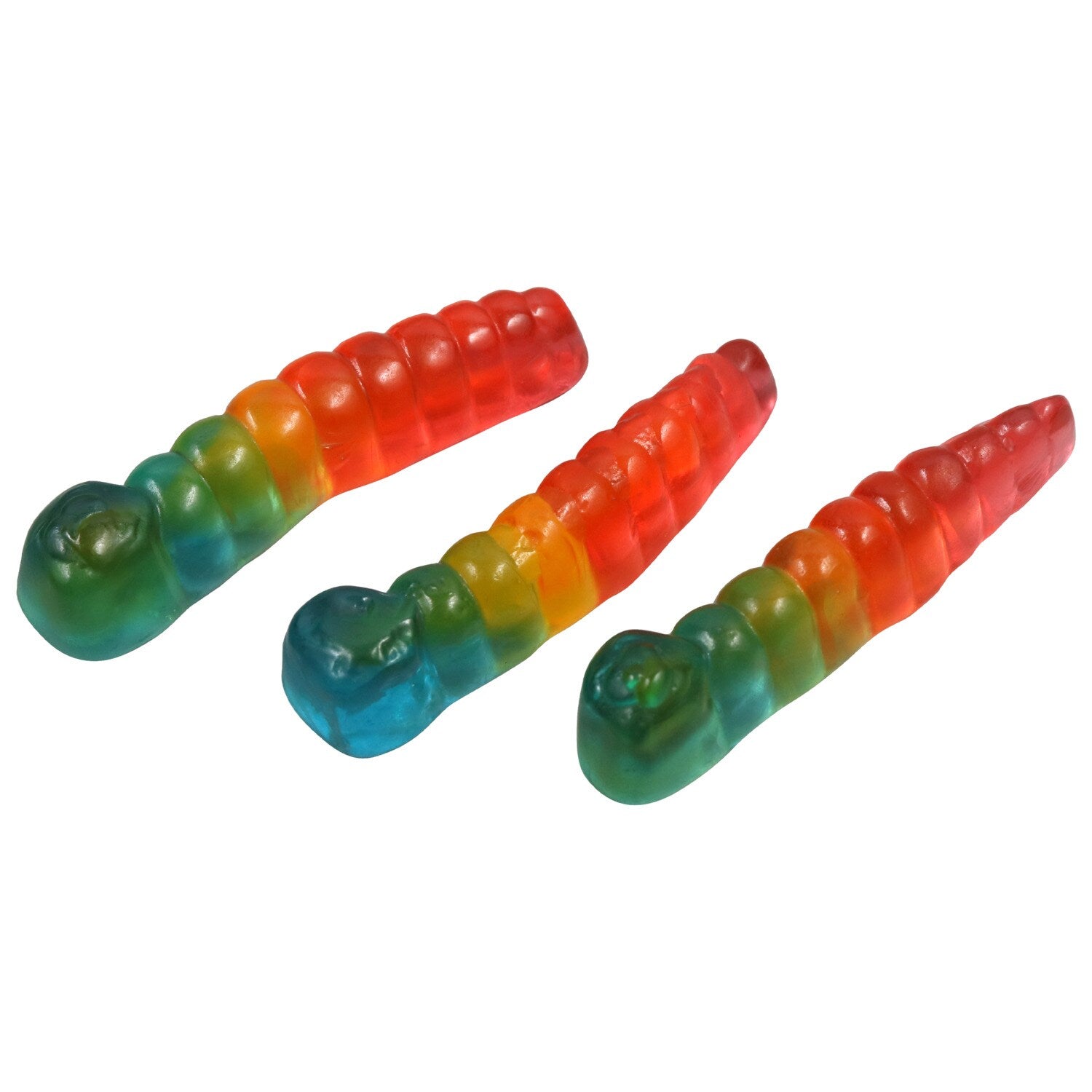 Haribo Rainbow Worms Gummi Candy, 4-oz. Bags