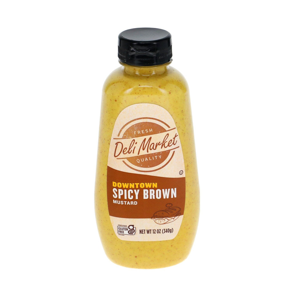 Deli Market Downtown Spicy Brown Mustard, 12 oz.