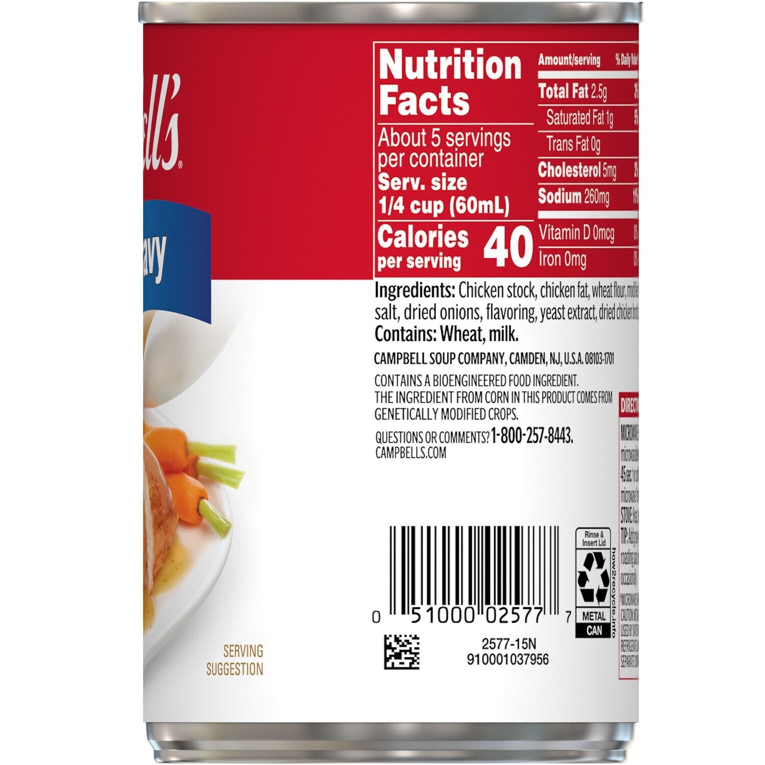 Campbellâs Chicken Gravy, 1-ct.