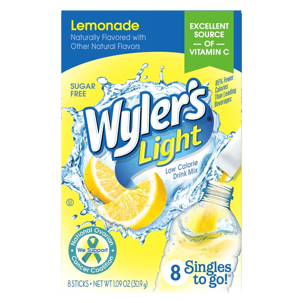Wyler's Light Sugar Free Lemonade Mix, 8-pc Pack.