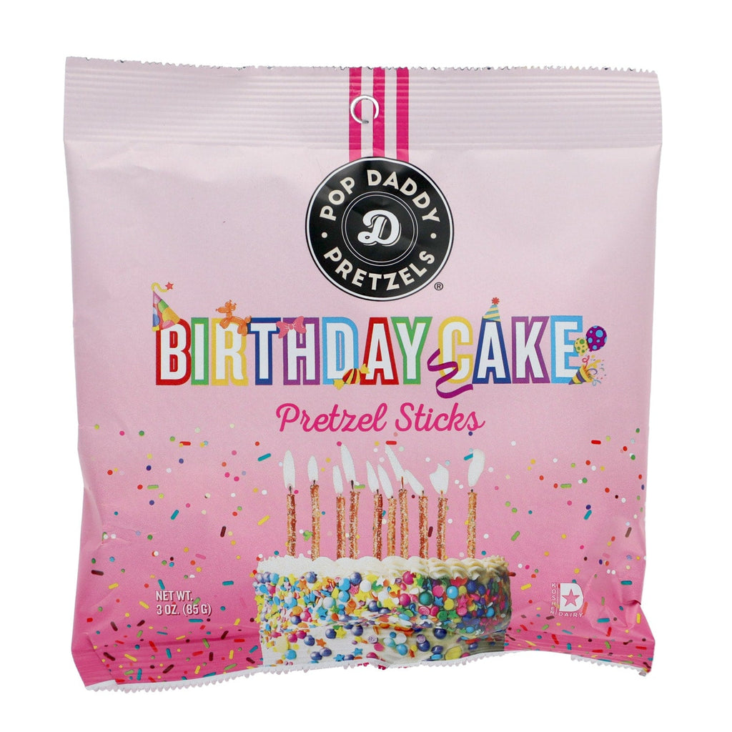 Pop Daddy Birthday Cake Pretzel Sticks, 1-ct.