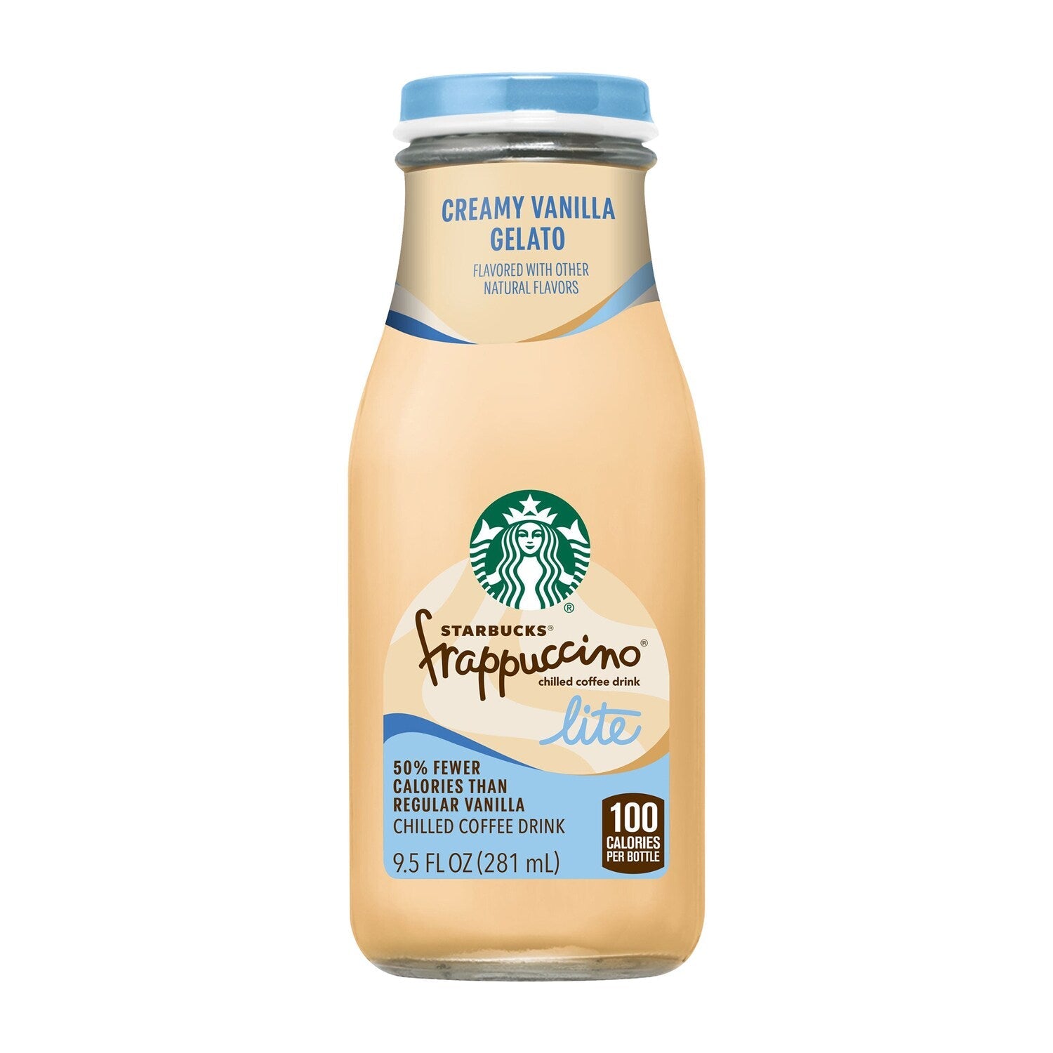 Starbucks Creamy Vanilla Gelato Frappuccino Chilled Coffee Drink, 1-ct.