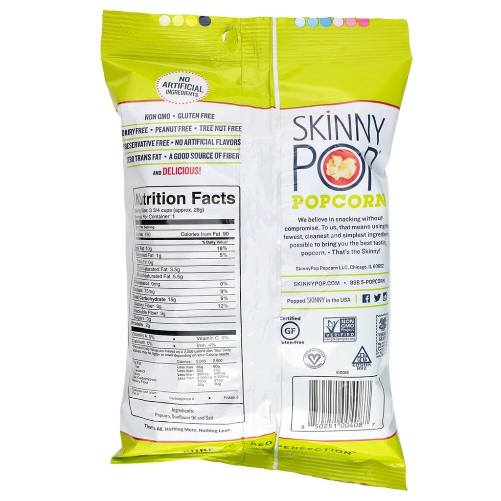 SkinnyPop Gluten-free Popcorn, 1-ct.