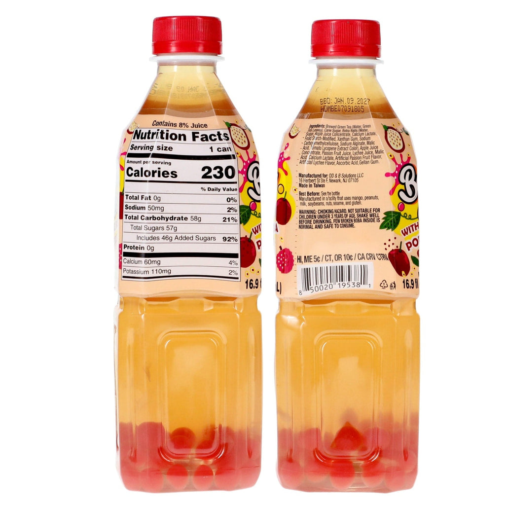 Lady Boba Passion Fruit And Lychee Flavored Tea, 1-ct.