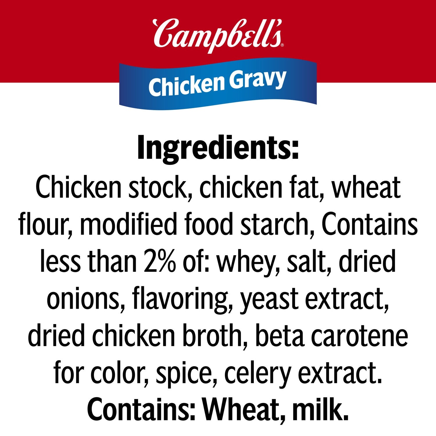 Campbellâs Chicken Gravy, 1-ct.