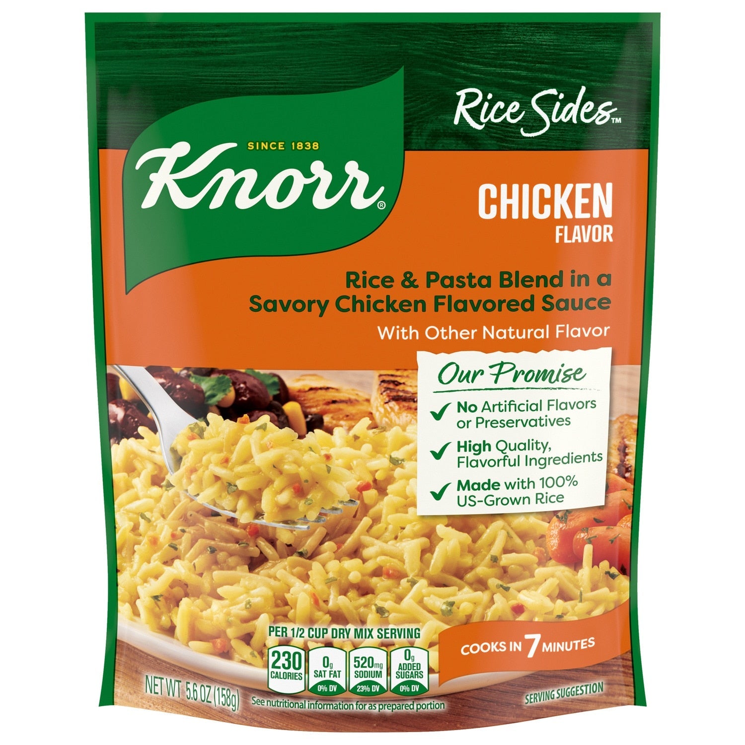 Knoor Chicken-Flavored Rice Sides, 5.6-oz.