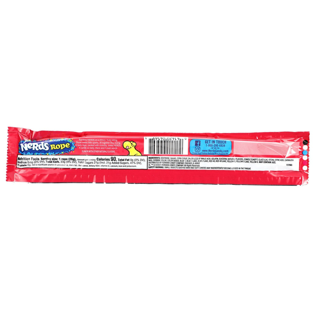 Nerds Rainbow Rope, 0.92-oz.