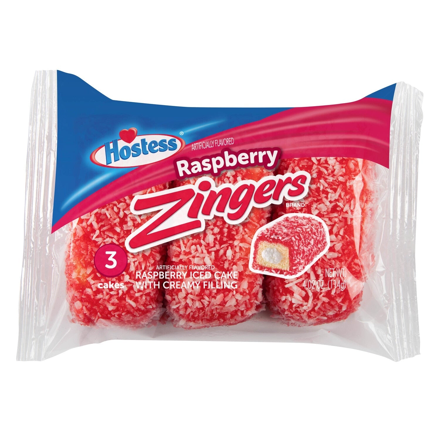 Hostess Raspberry Zingers, 3-ct. Box