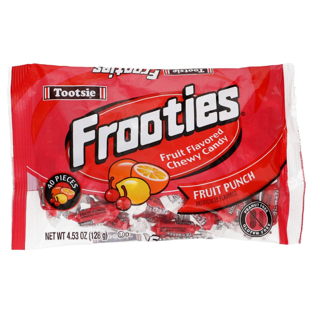 Tootsie Frooties Fruit Punch Chewy Candy, 4.53 oz. Bag