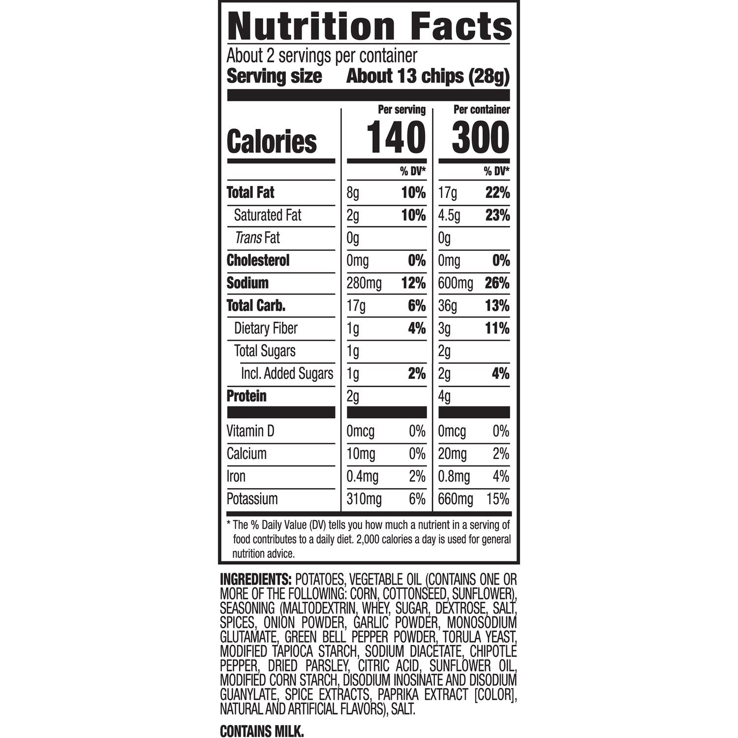 Herr's Kettle Cooked Jalapeno Flavored Potato Chips, 1-ct.