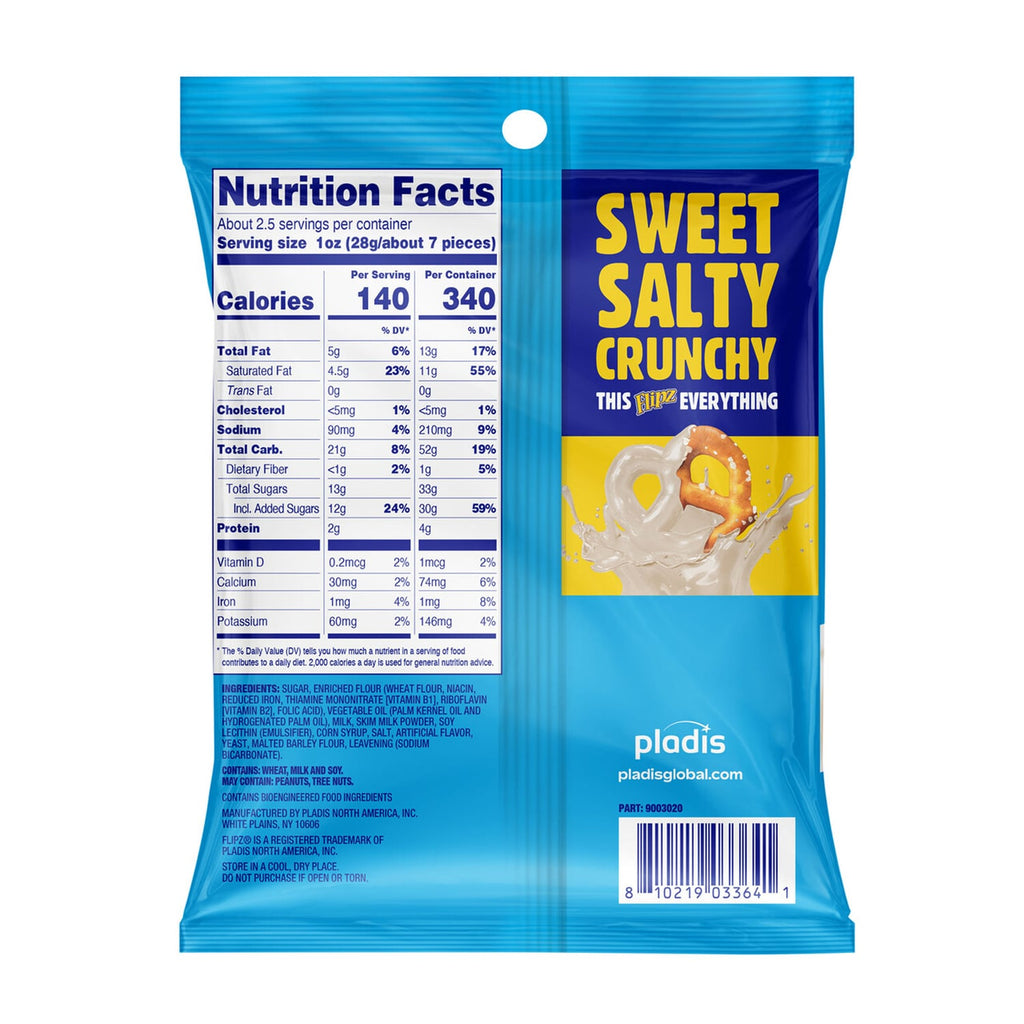 Flipz White Fudge Covered Pretzels, 1-ct.