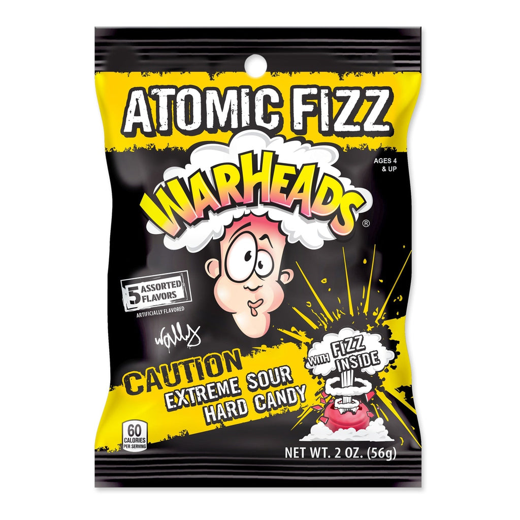 Warheads Atomic Fizz Hard Candy, 2-oz. Bag