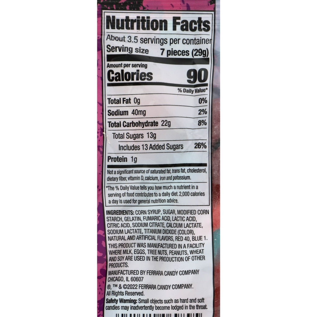 Trolli Very Berry Flavored Sour Brite Crawlers Gummy Candy, 1-ct.