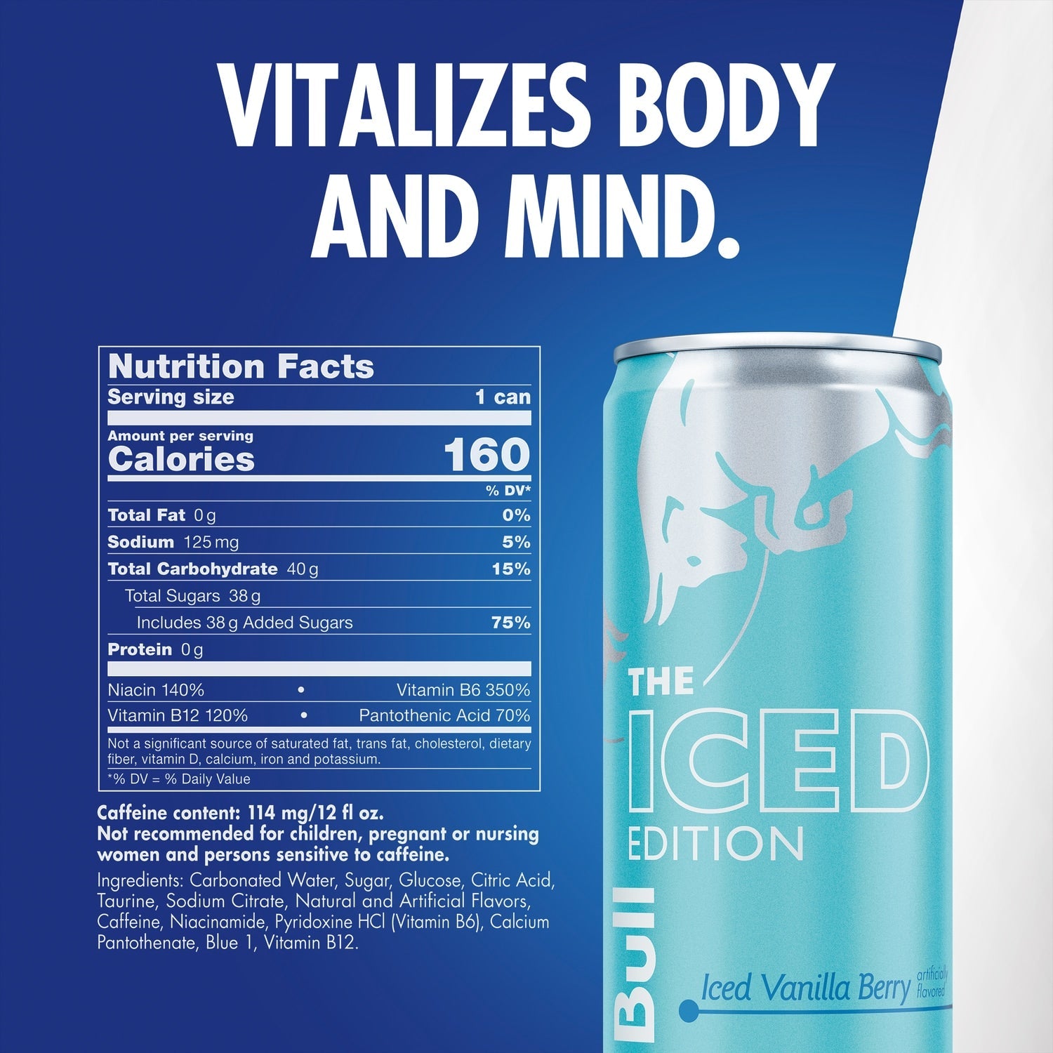 RB Winter Edition Iced Vanilla Berry 12oz Singles