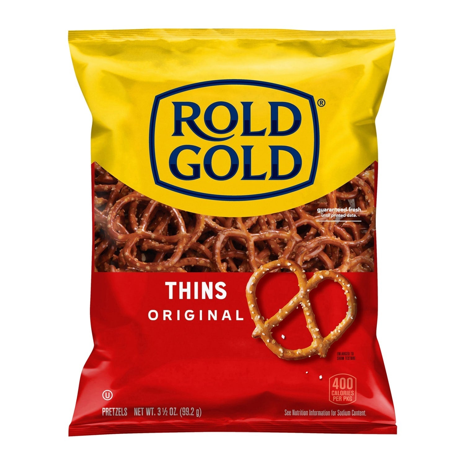Rold Gold Thins Original Pretzels, 3.5 oz. Bag