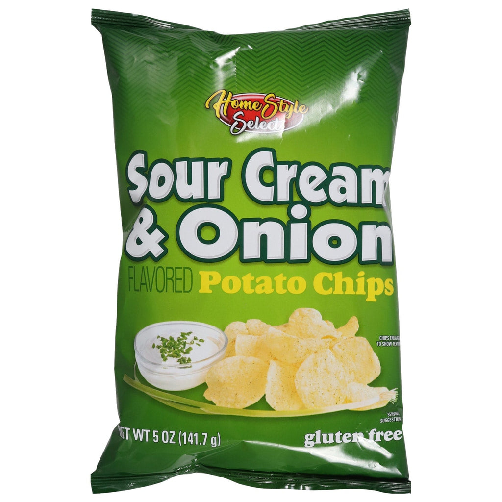 Home Style Select Sour Cream and Onion Potato Chips, 5 oz.