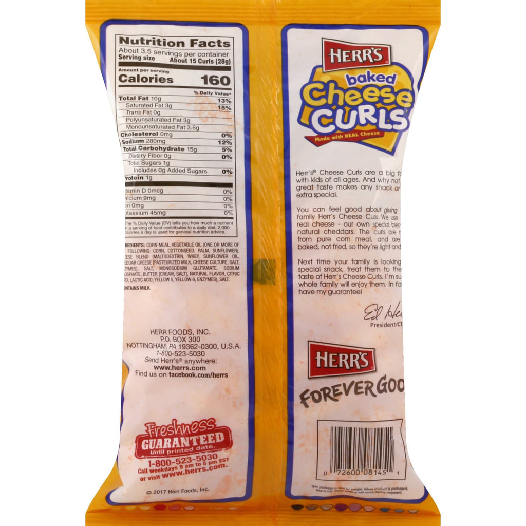 Herr's Baked Cheese Curls, 1-ct.