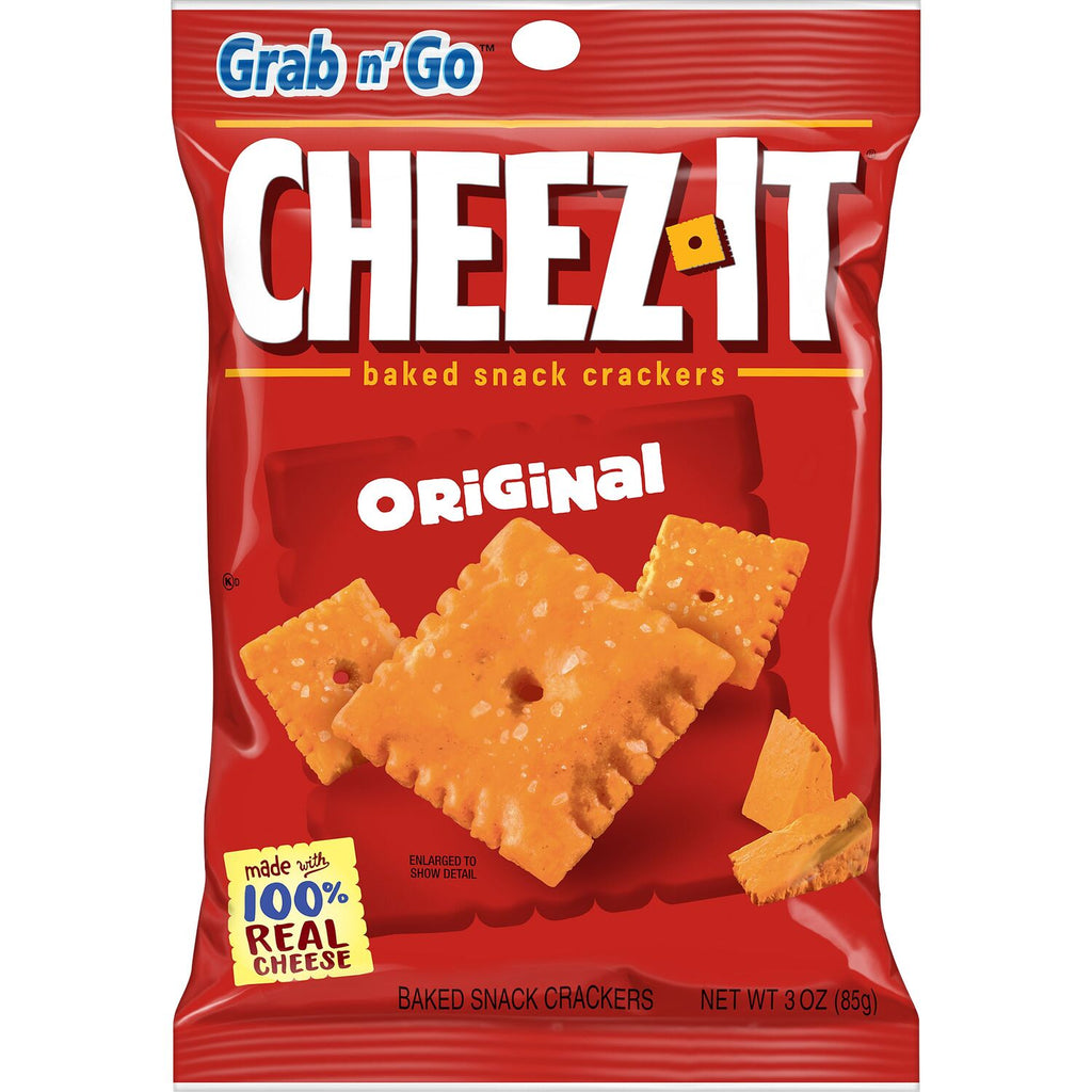 Kellogg's Cheez-It Grab N' Go Original Baked Snack Crackers, 3 oz.