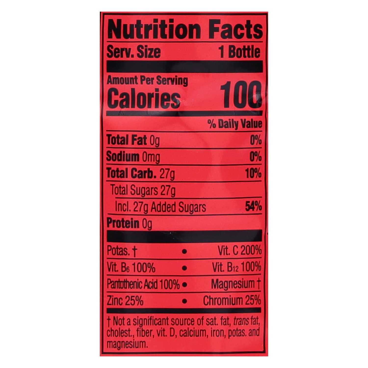 Vitaminwater Power-C Dragonfruit Flavored Water Beverage, 1-ct.