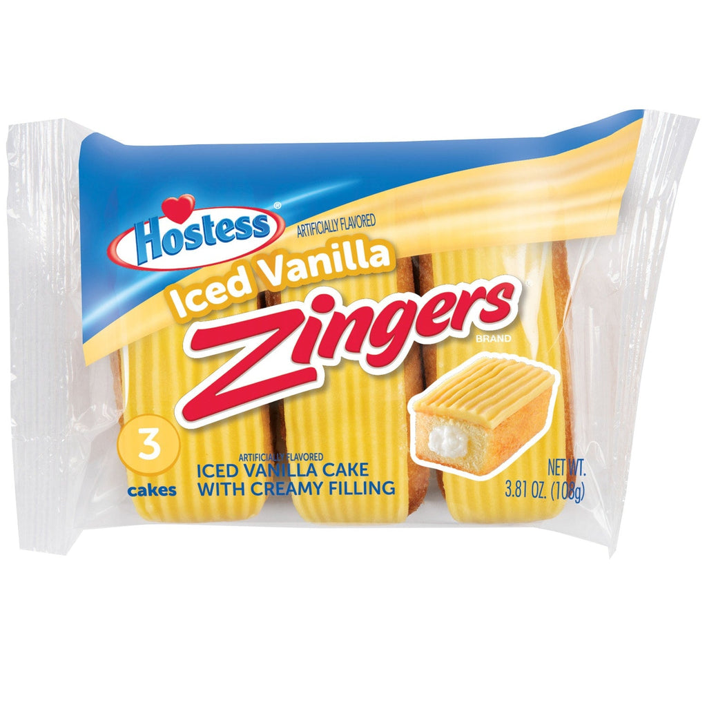 Hostess Single-Serve Iced Vanilla Zingers, 3-ct. Packs