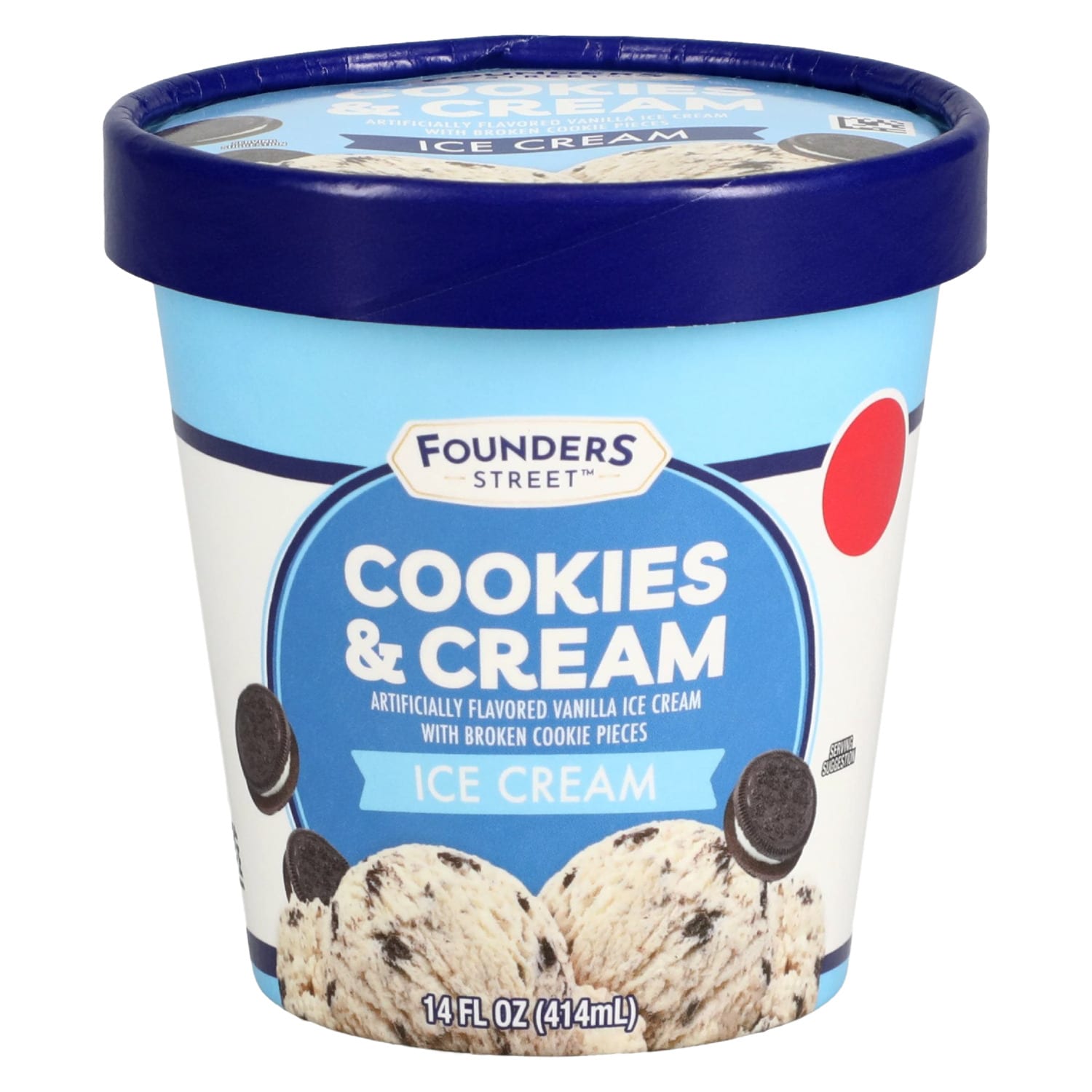 Cookies &amp; Cream Ice Cream, 14-oz.