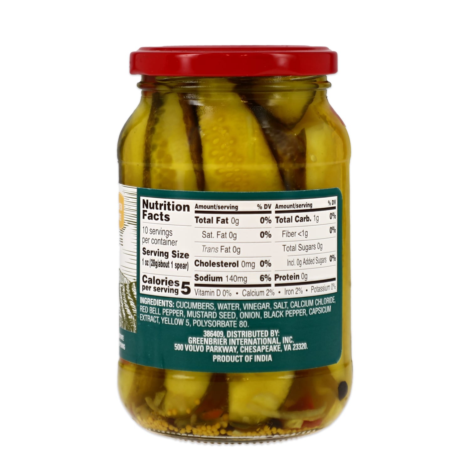 Breckenridge Farms Spicy Pickle Spears, 17 oz.