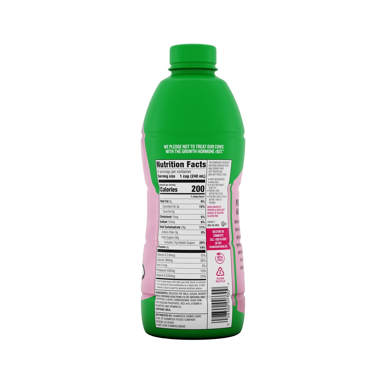 Shamrock Farms Strawberry Milk, 1-ct.