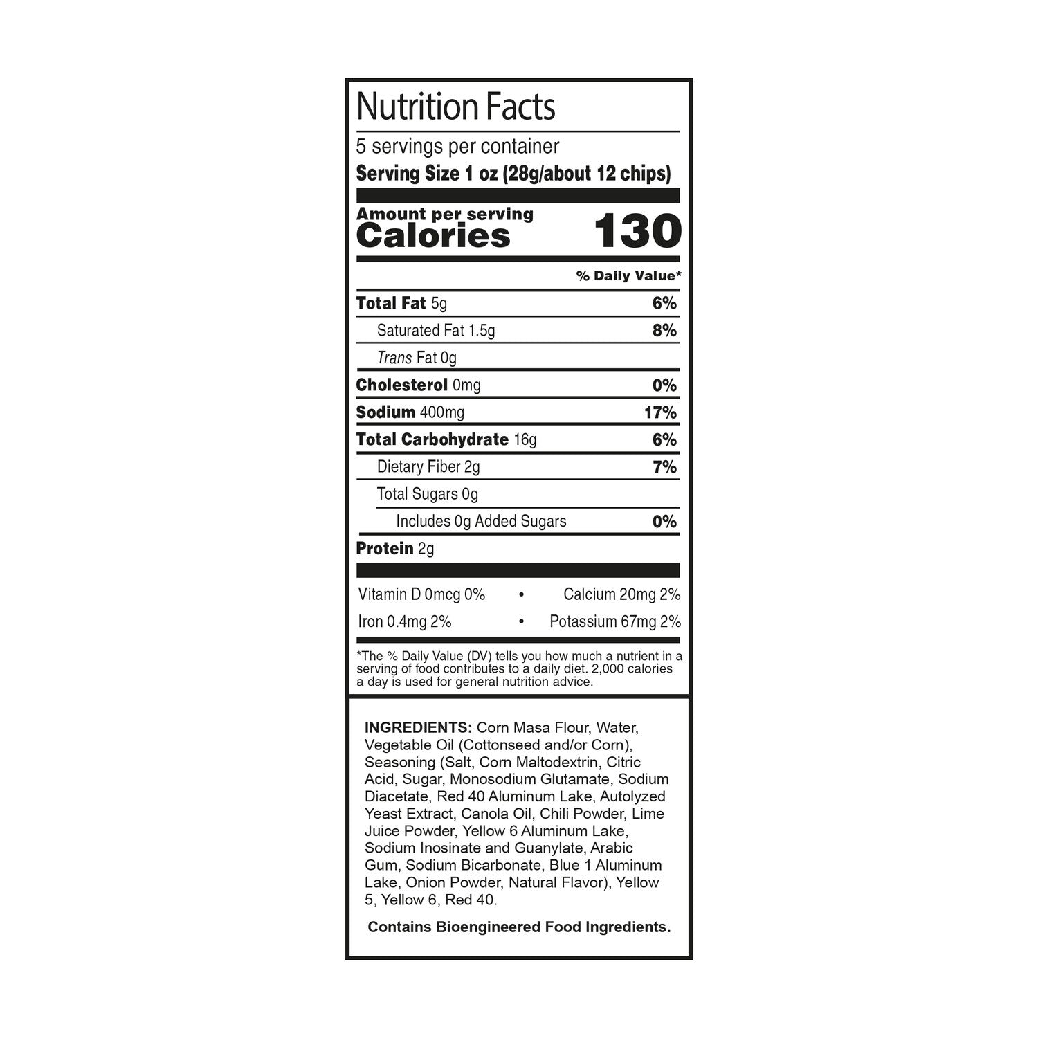 Fieras Chili &amp; Lime Spicy Sticks, 5-oz. Bag