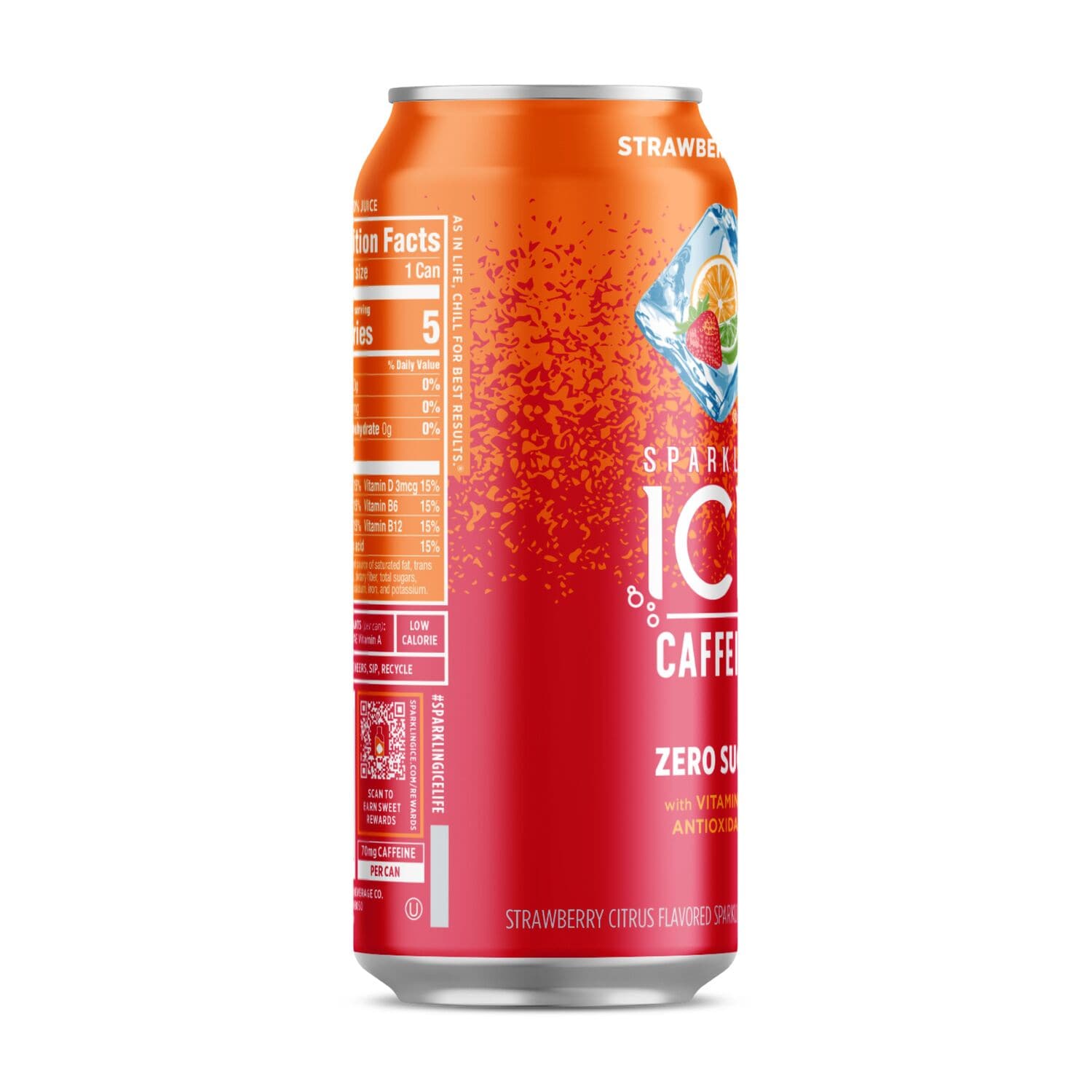 Sparkling Ice ধí½º⧞ Zero Sugar Watermelon Lemonade Sparkling Water, 16 oz.