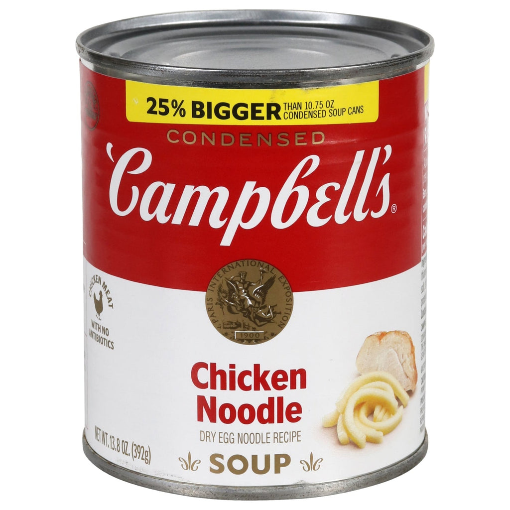 Campbell's Condensed Chicken Noodle Soup Cans, 13.8-oz. Cans