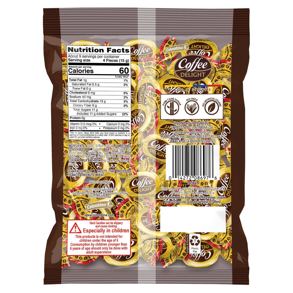 Coffee Delights Hard Candy, 4.69 oz. Bag