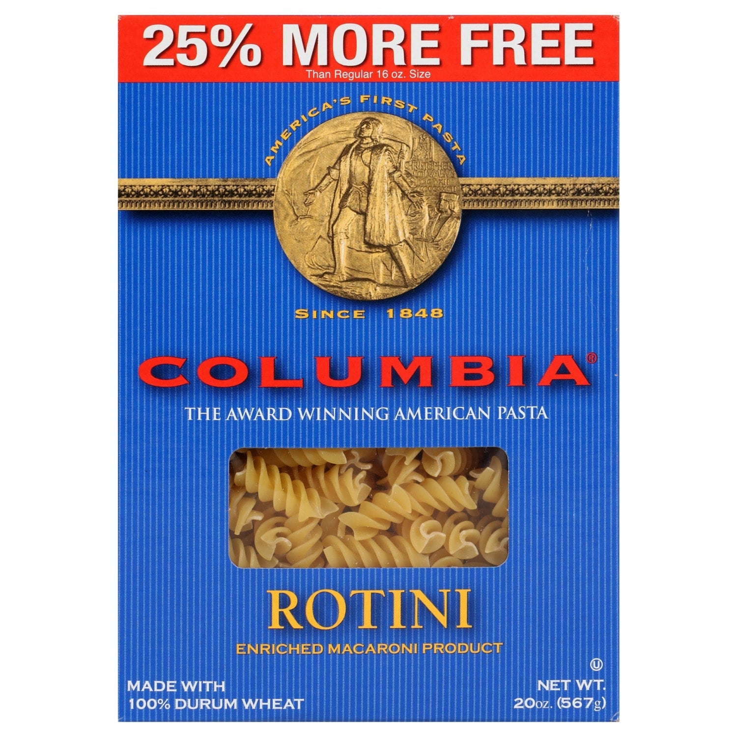 Columbia Rotini Pasta, 20-oz. Bonus Boxes