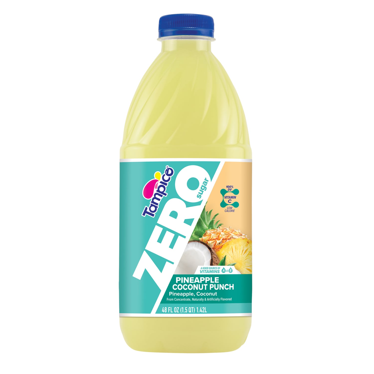 Tampico Zero Sugar Pineapple Coconut Punch 48 oz