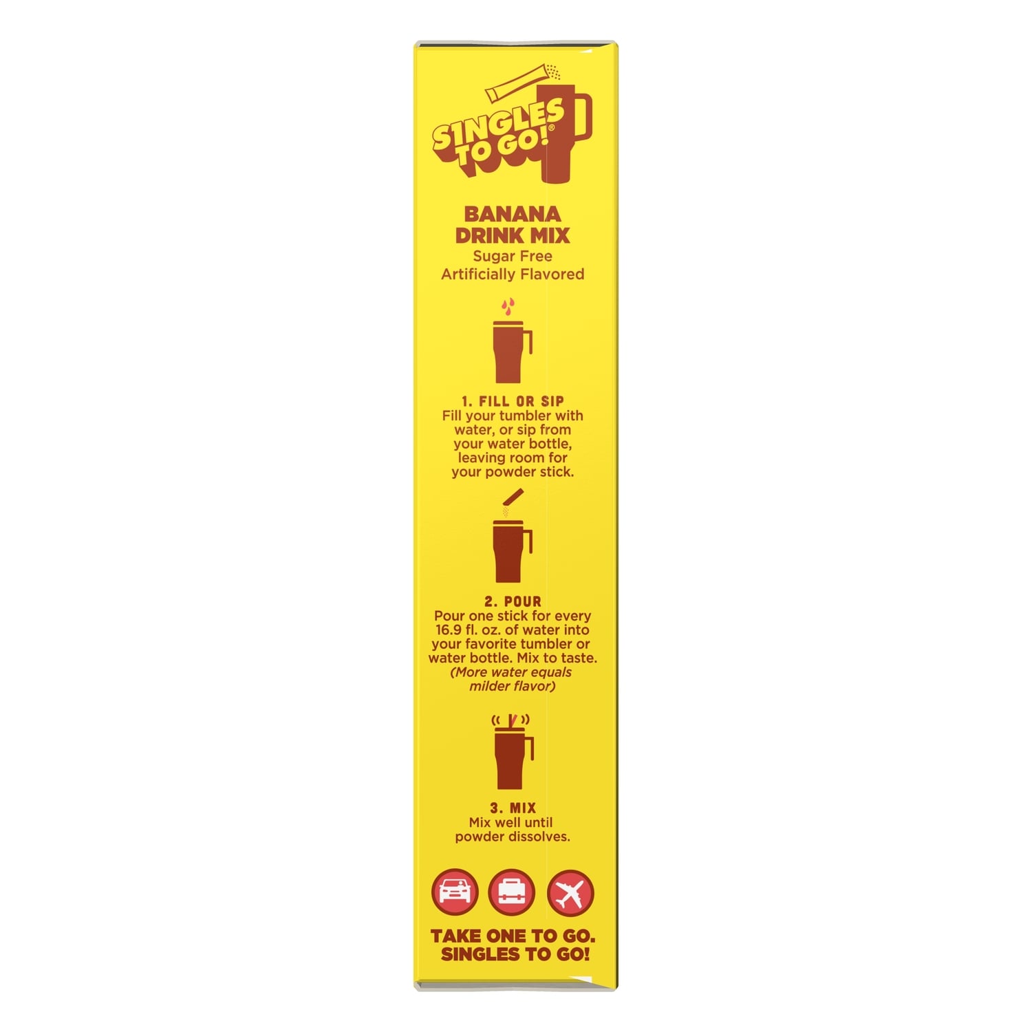 Wylerâs Light Sugar-free Banana Flavored Drink Mix, 8-pc Pack.