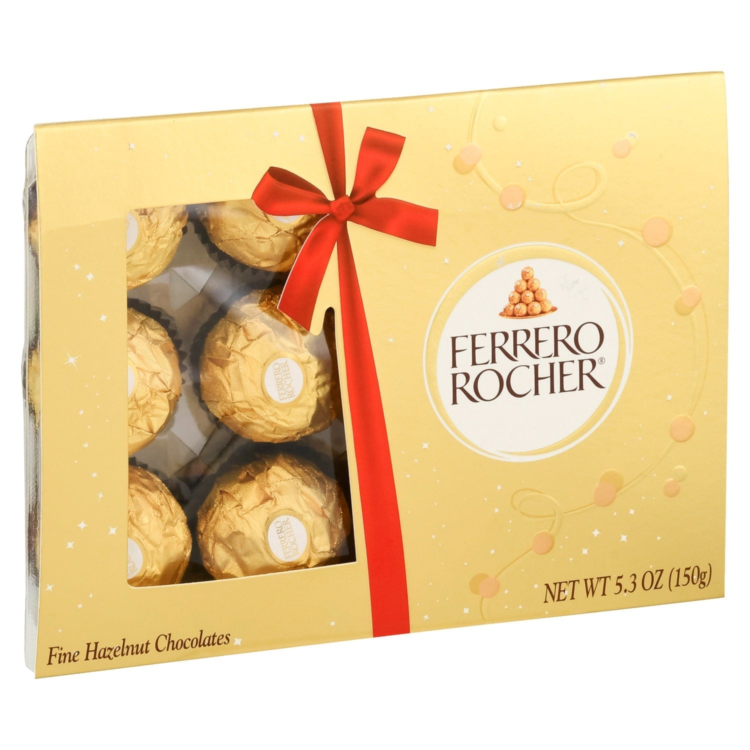 Ferrero Rocher Hazelnut Chocolates, 6-pc Pack.