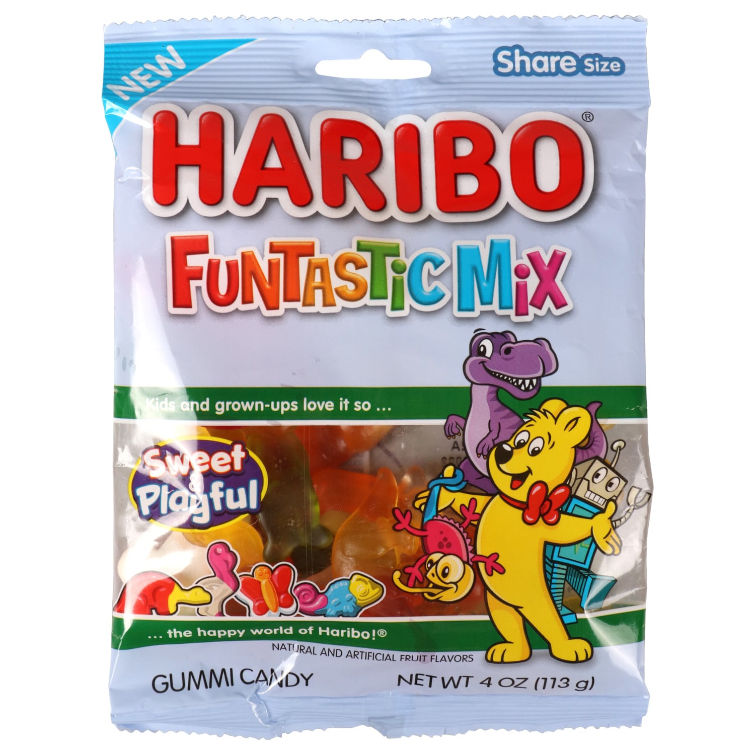 Haribo Funtastic Mix Gummi Candies, 4-oz. Bags