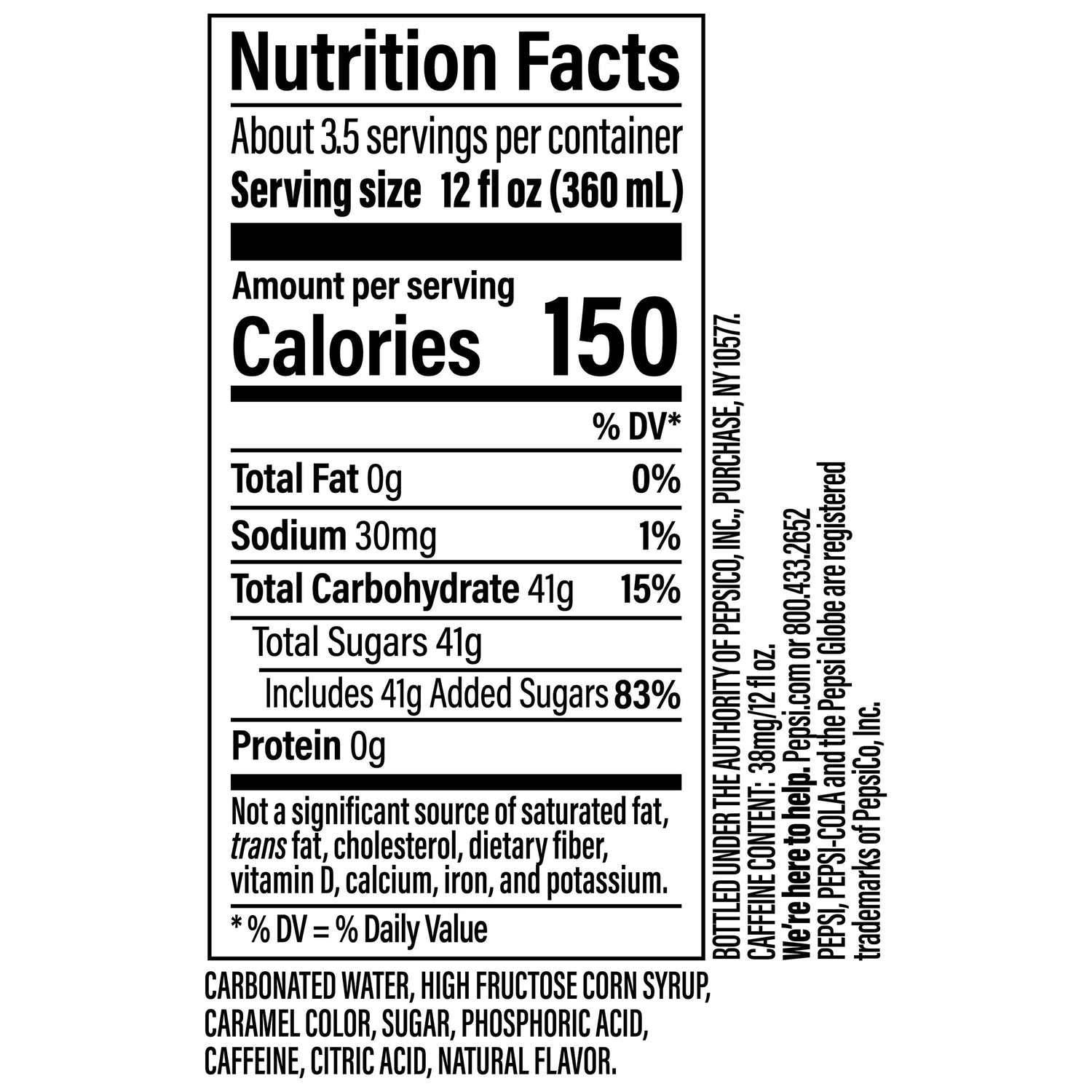 Pepsi Soda Bottle 1.25 L, 1-ct.