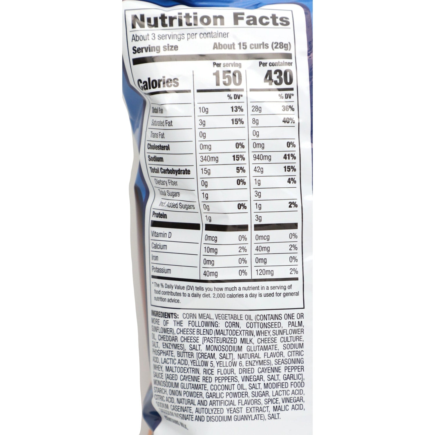 Herrâs Buffalo Blue Cheese Curls 2.75 oz