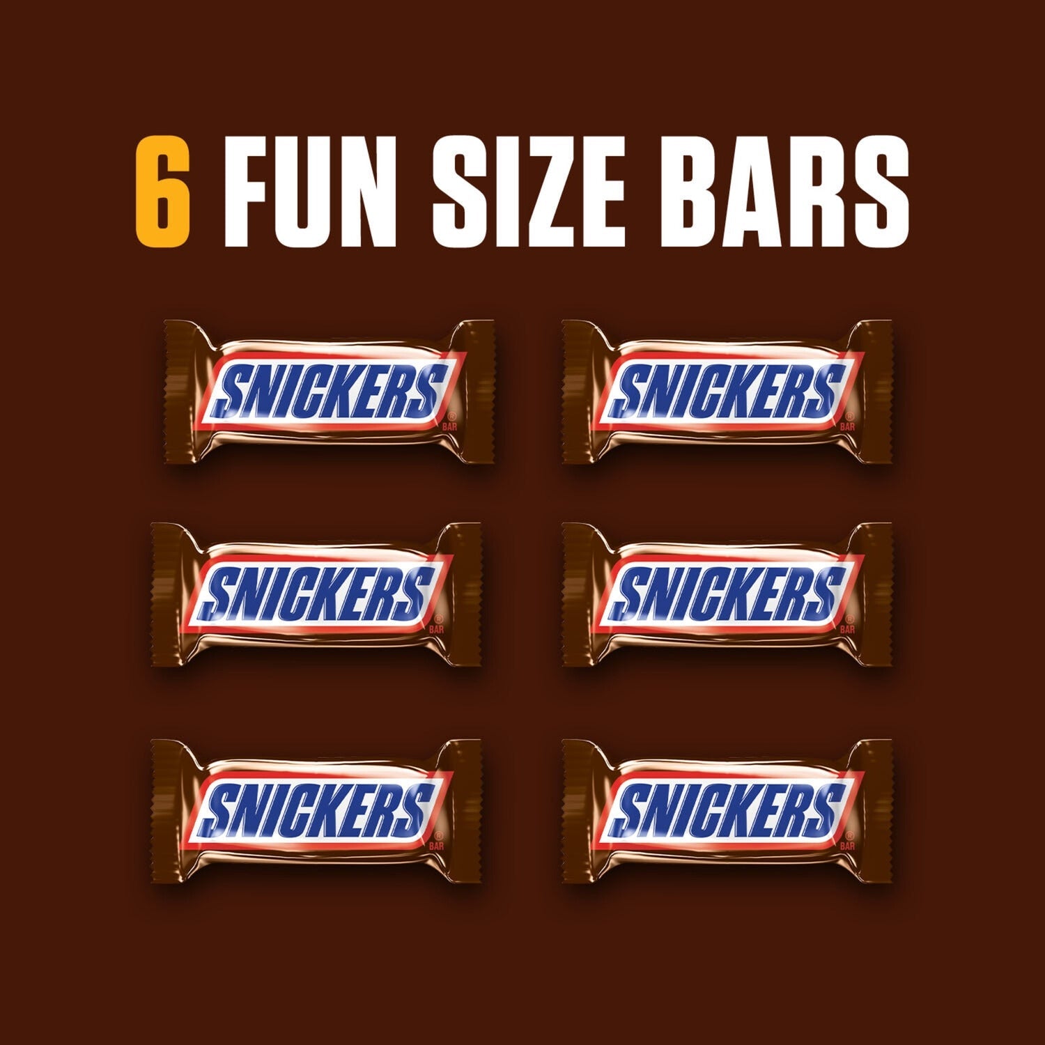 Snickers Peanut Candy, 5-pc Pack.