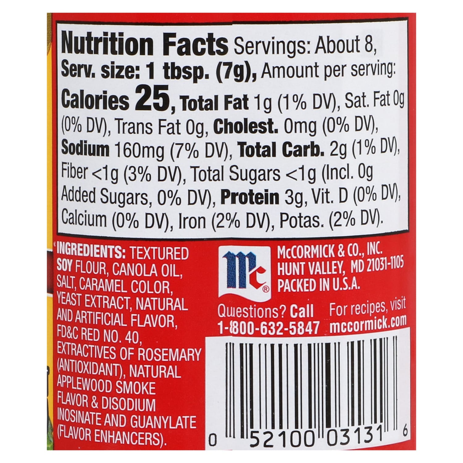 McCormick Bac'n Pieces Applewood-Smoked Bacon-Flavored Bits, 1.87 oz.