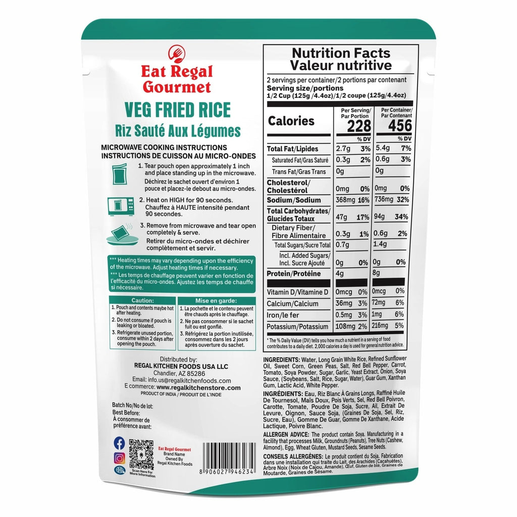 Eat Regal Gourmet Veg Fried Rice, 1-ct.