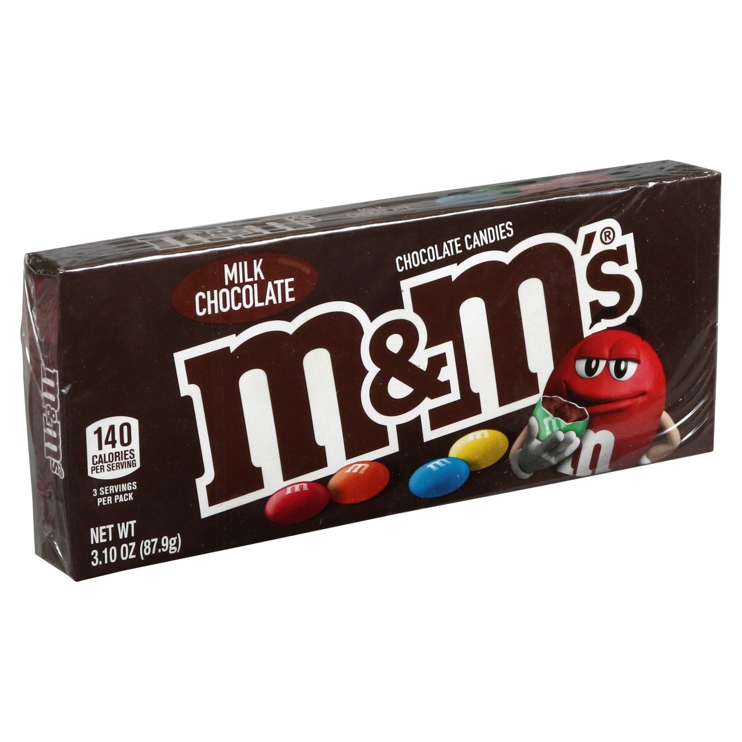 Mars M&amp;MâS Milk Chocolate Candy Movie Theater Box, 3.1 oz.