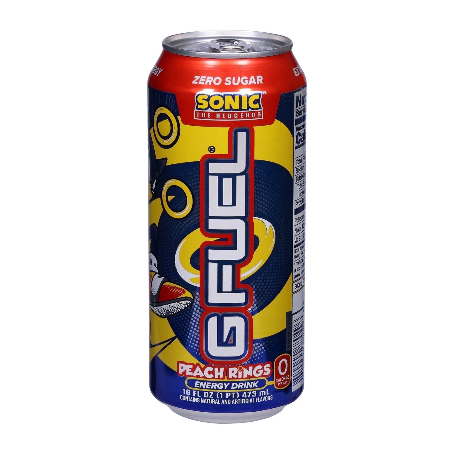 G Fuel Zero Sugar Peach Rings Energy Drink, 1-ct.