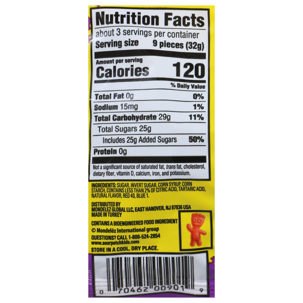 Sour Patch Kids Grape Soft &amp; Chewy Candy, 3.58-oz.
