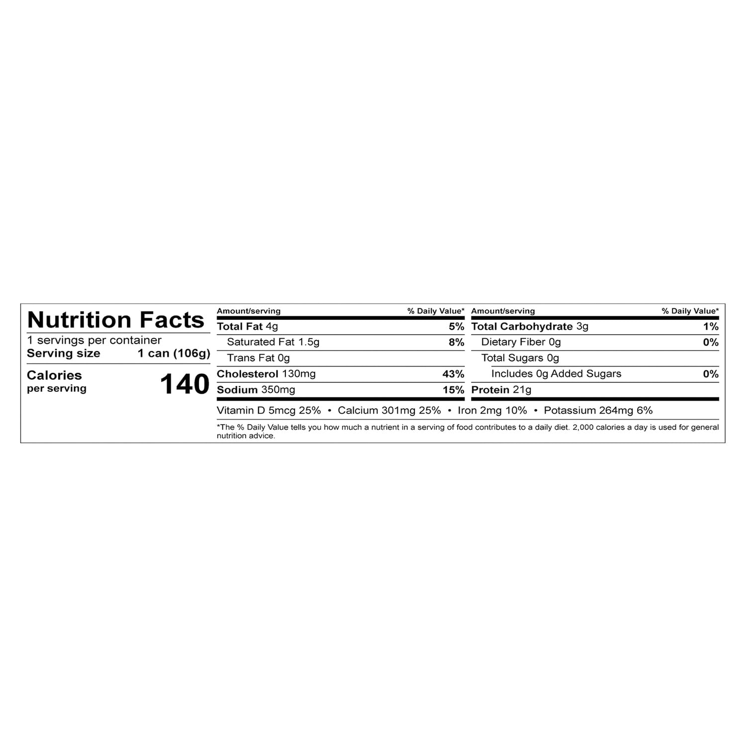 Chicken of the Sea Sardines in Hot Sauce, 3.75 oz.