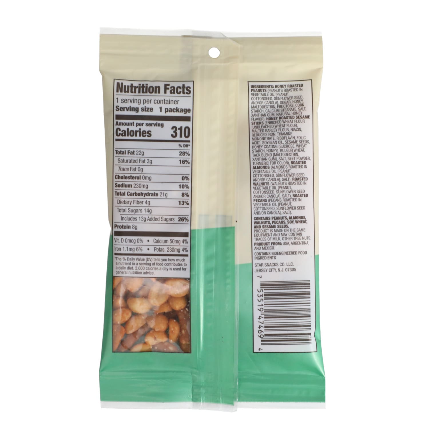 Imperial Nuts Energy Blend Snack Nuts, 2.25-oz.