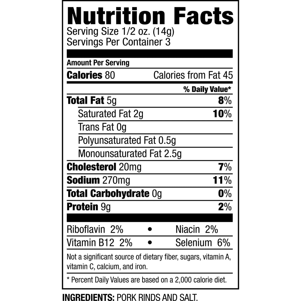 Herr's Original Pork Rinds, 1.5 oz Bag