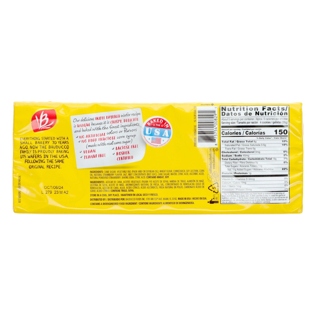 Bauducco Strawberry Wafers, 5 oz.