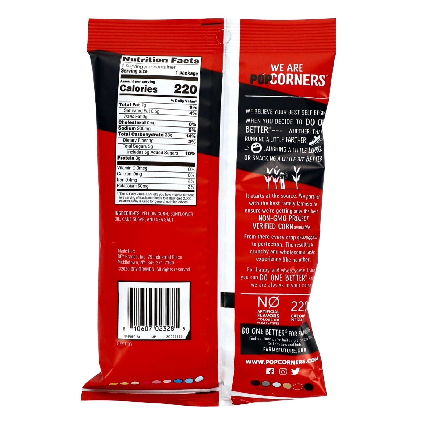 Popcorners Kettle Corn Snack Chips, 1.75-oz. Bags