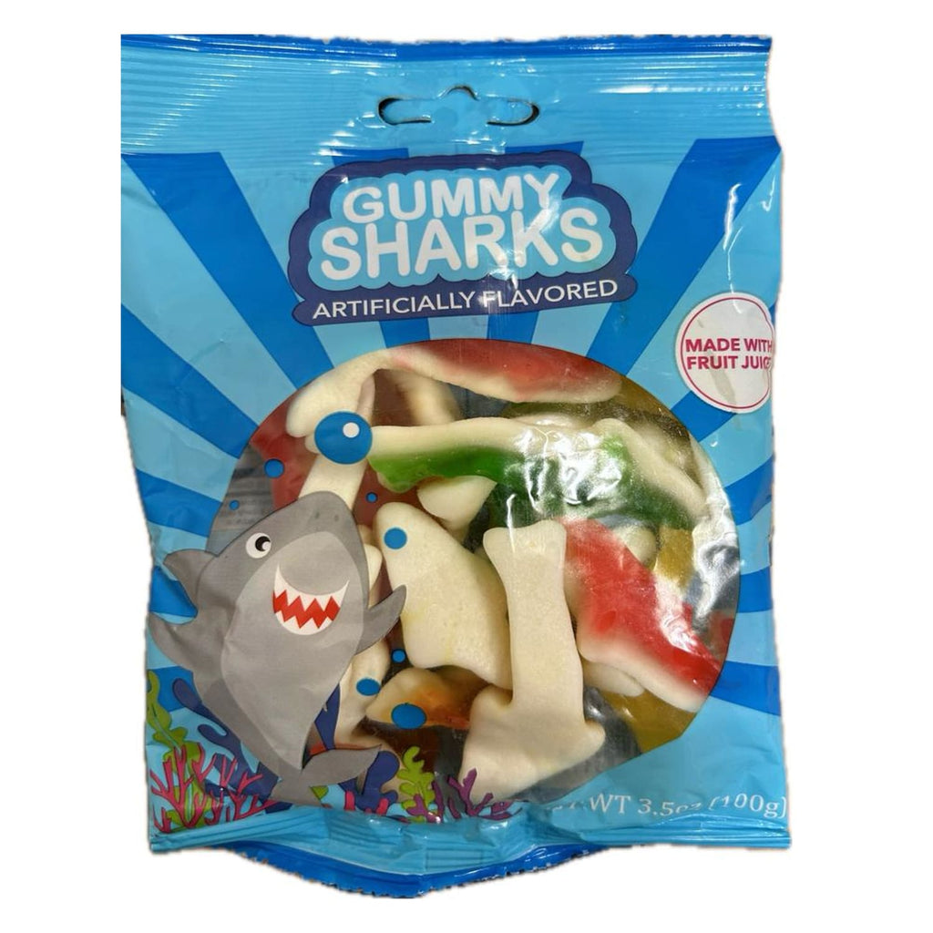 Rainbow Gummy Sharks, 3.5 oz.